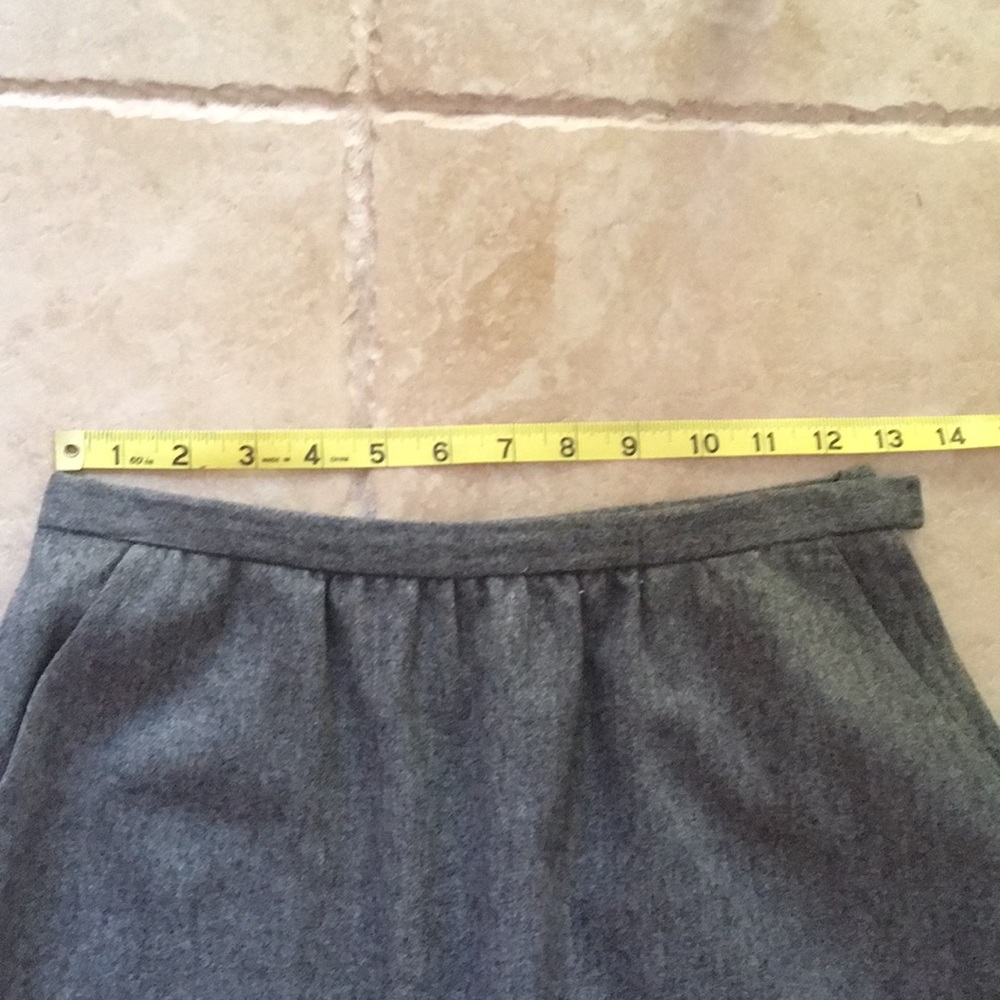 Pendleton Wool Gray Skirt - image 7
